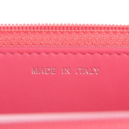 Chanel Caviar Chevron Wallet On Chain WOC Pink 7 of 8