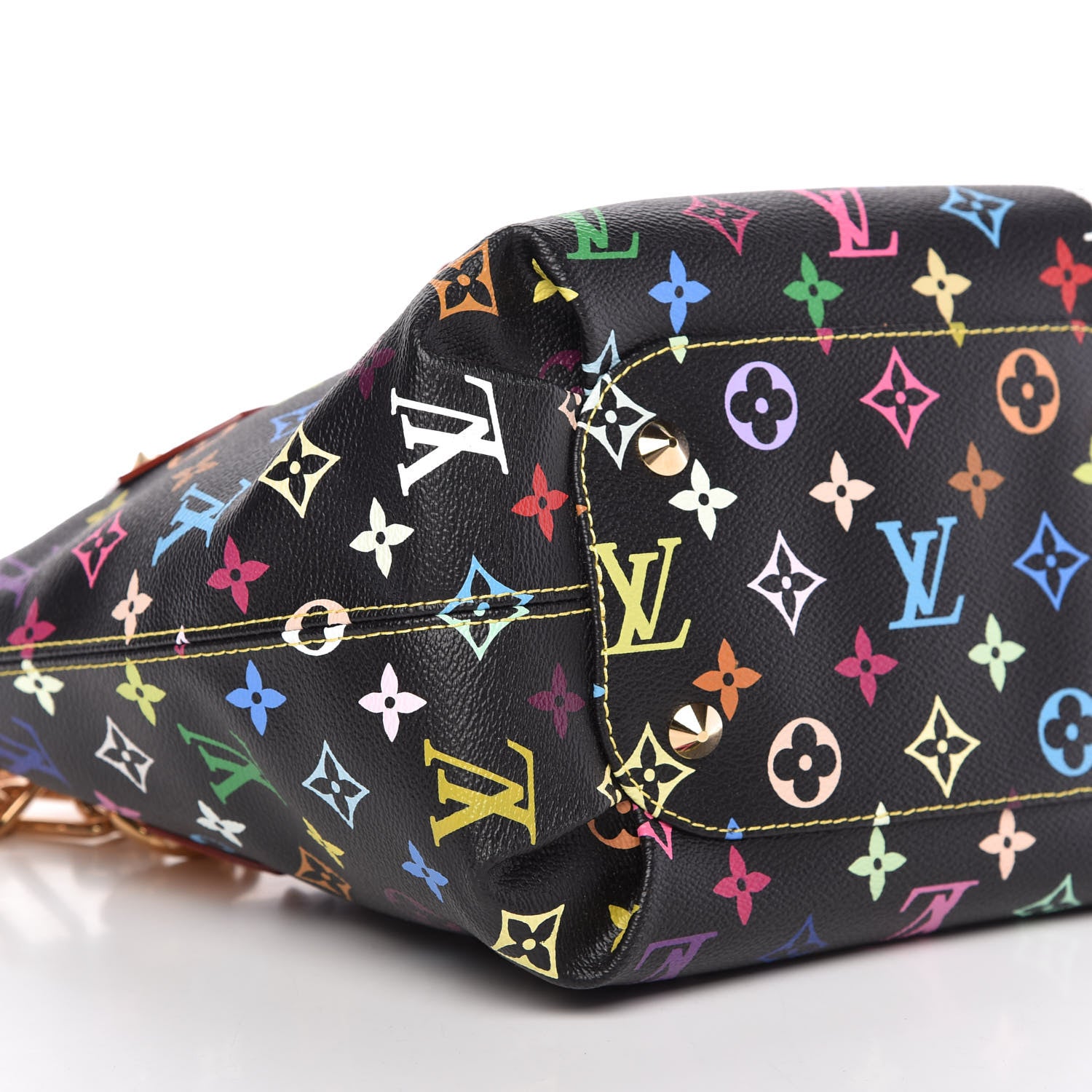 Louis Vuitton Monogram Multicolor Annie MM Black 6 of 9