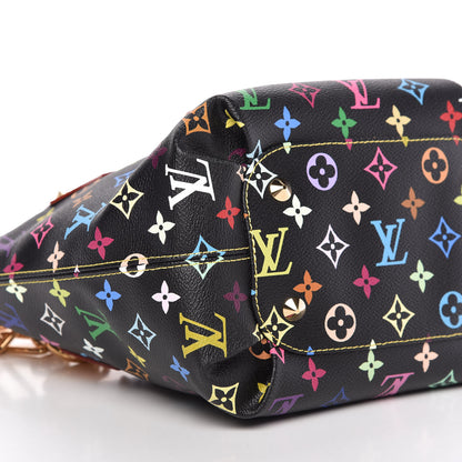 Louis Vuitton Monogram Multicolor Annie MM Black 6 of 9
