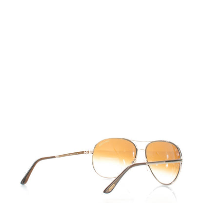 Tom Ford Metal Charles Aviator Sunglasses TF35 Gold 3 of 6