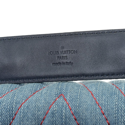 Louis Vuitton Denim New Wave Chain MM Blue 9 of 11