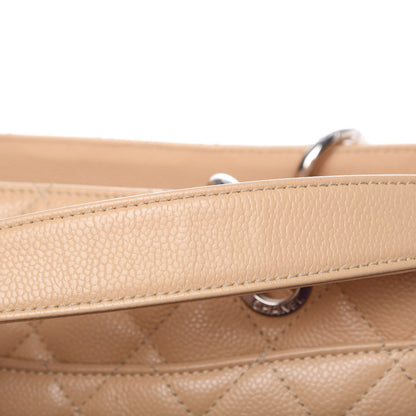 Chanel Caviar Quilted Grand Shopping Tote GST Beige Clair 28 of 28