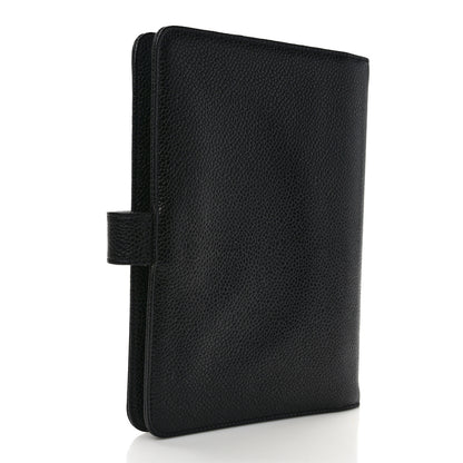 Chanel Caviar CC Medium Ring Agenda Planner Black 3 of 6