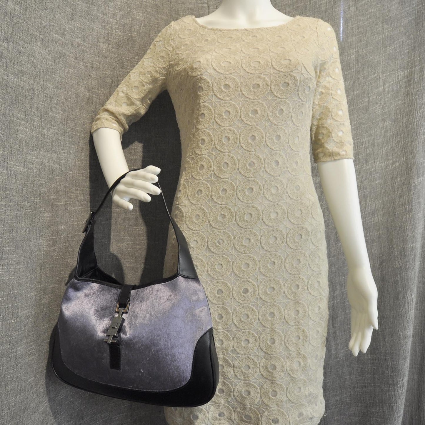 Velvet Jackie O Hobo Purple