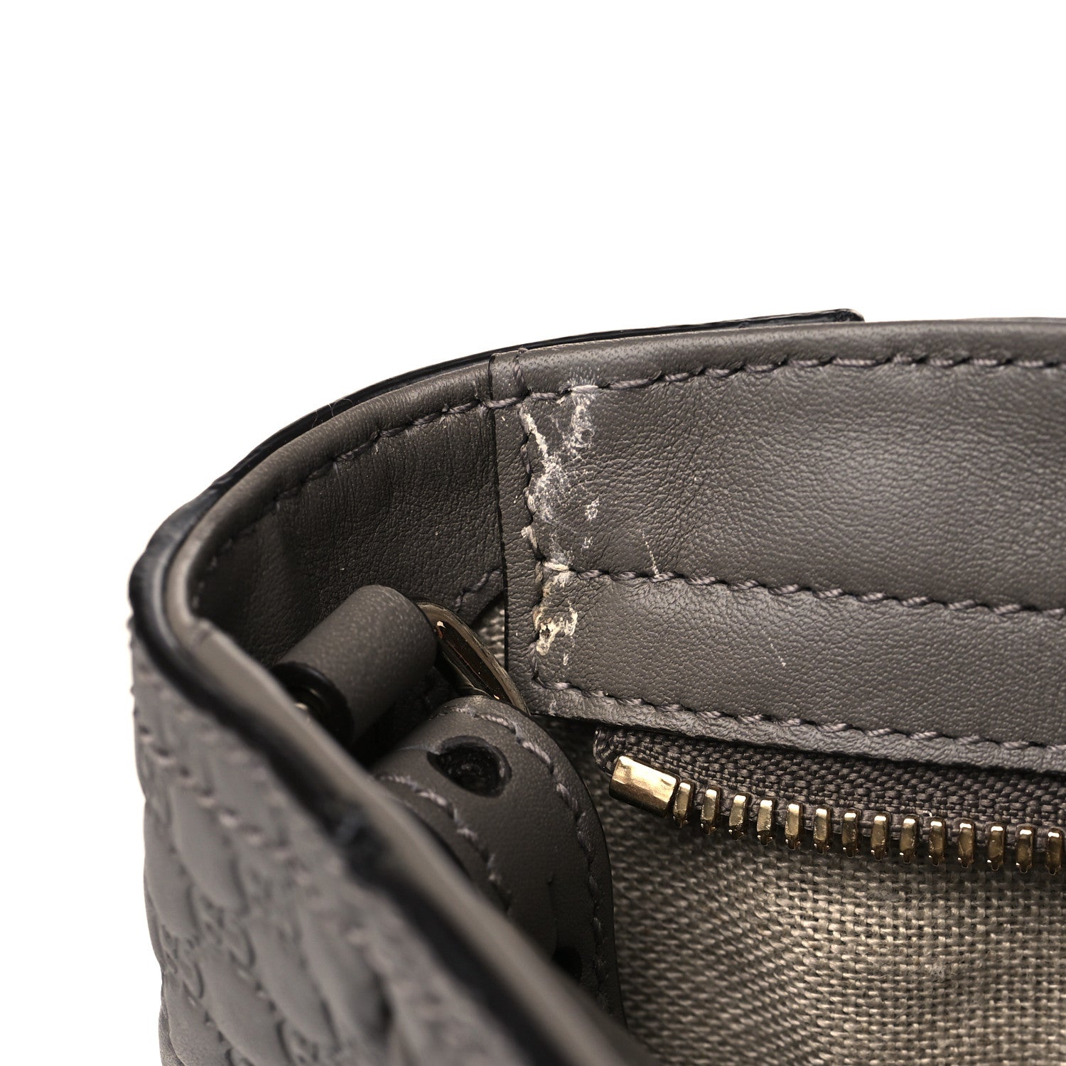 Gucci Microguccissima Small Bree Tote Graphite 11 of 11