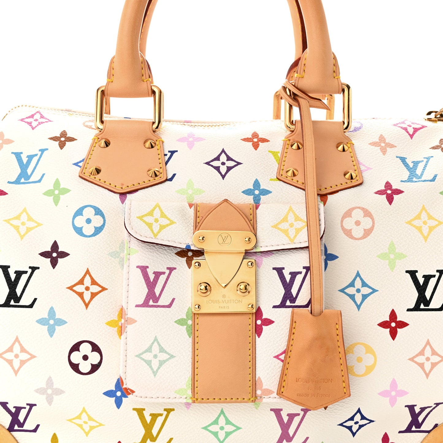 Monogram Multicolor Speedy 30 White