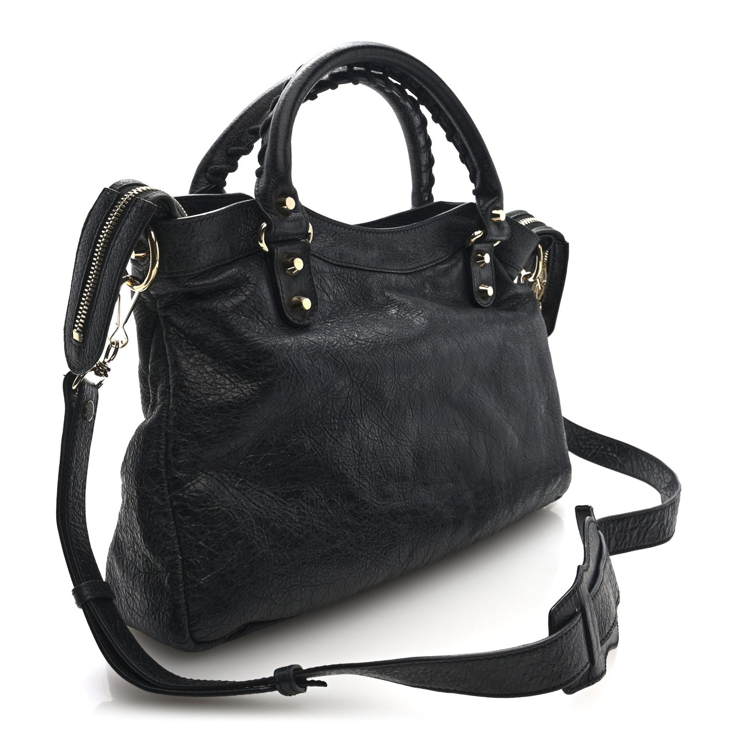 Agneau Classic Gold Hardware Town Black