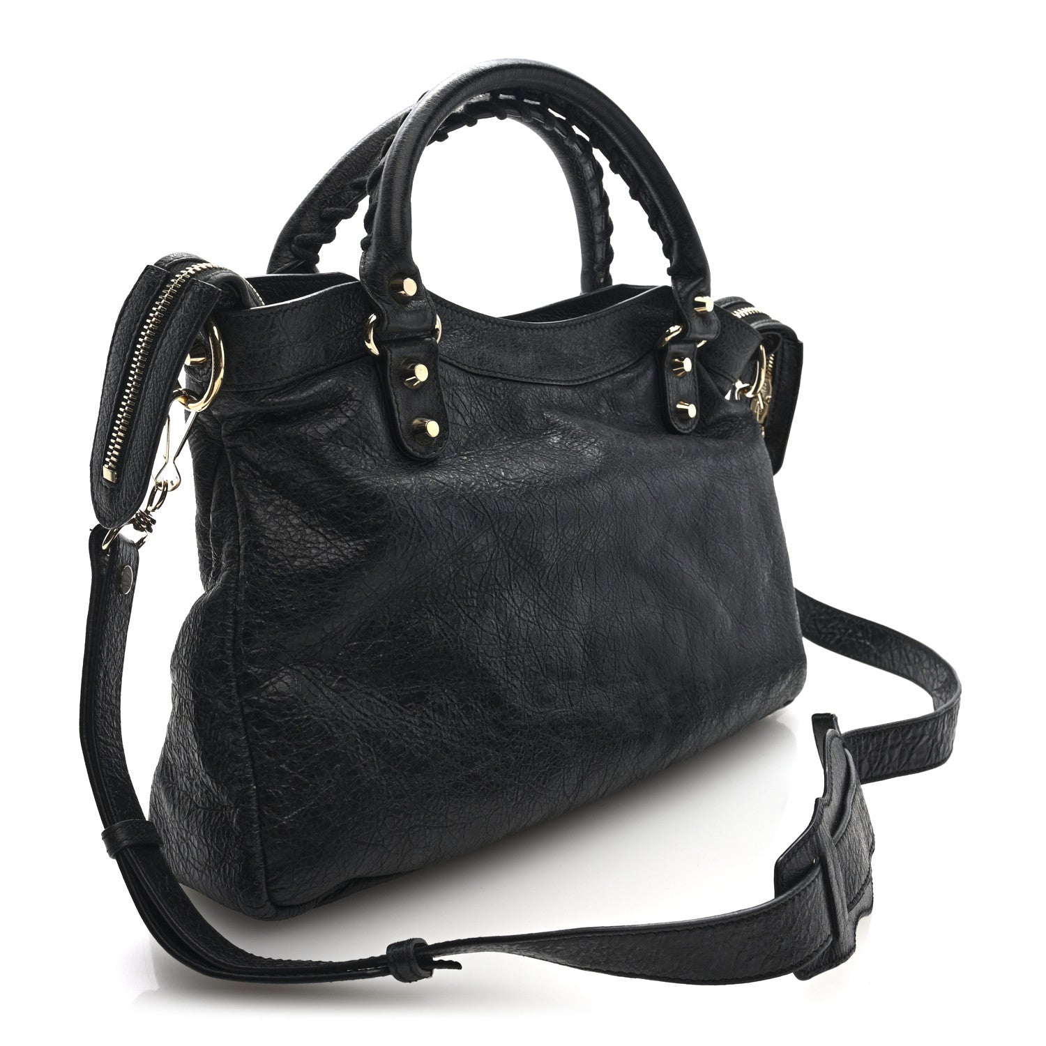 Balenciaga Agneau Classic Gold Hardware Town Black 3 of 10