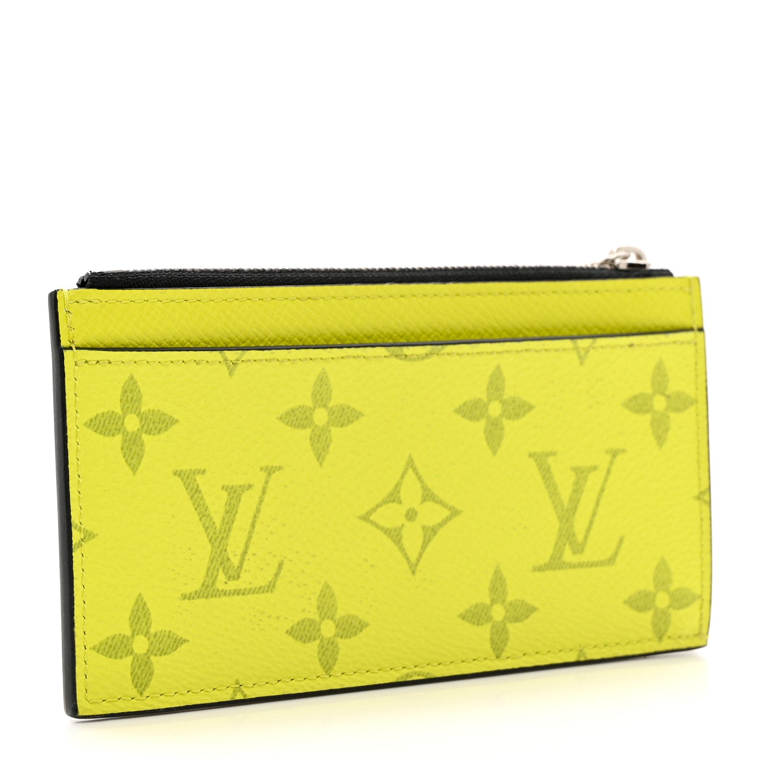 Louis Vuitton Monogram Taiga Coin Card Holder Yellow 3 of 6