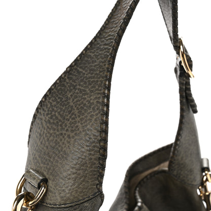 Gucci Calfskin Large New Jackie Shoulder Bag Military 12 of 16