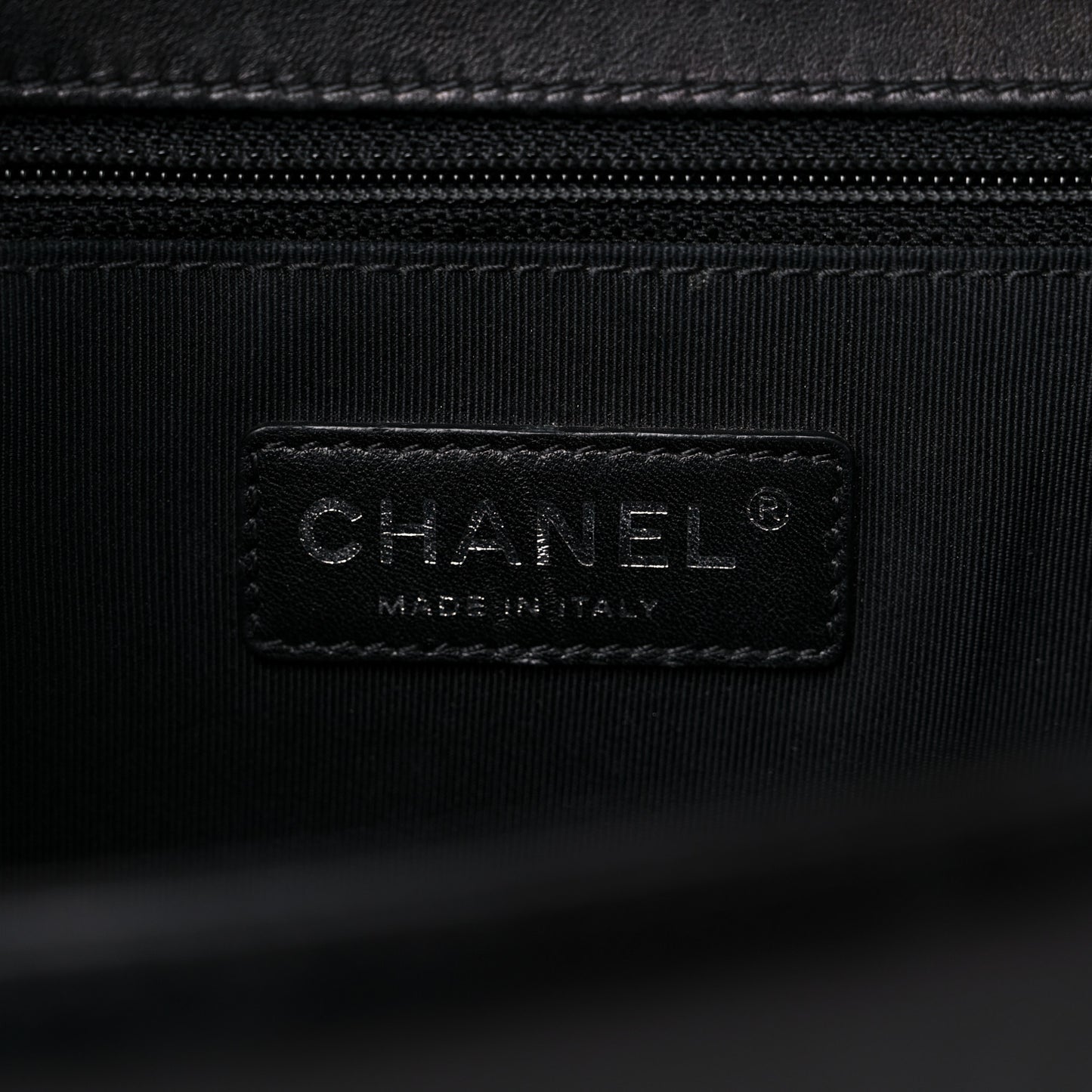 Calfskin Quilted New Medium Boy Flap Black