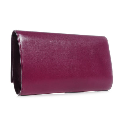 Saint Laurent Chevre Belle de Jour Clutch Begonia 3 of 9