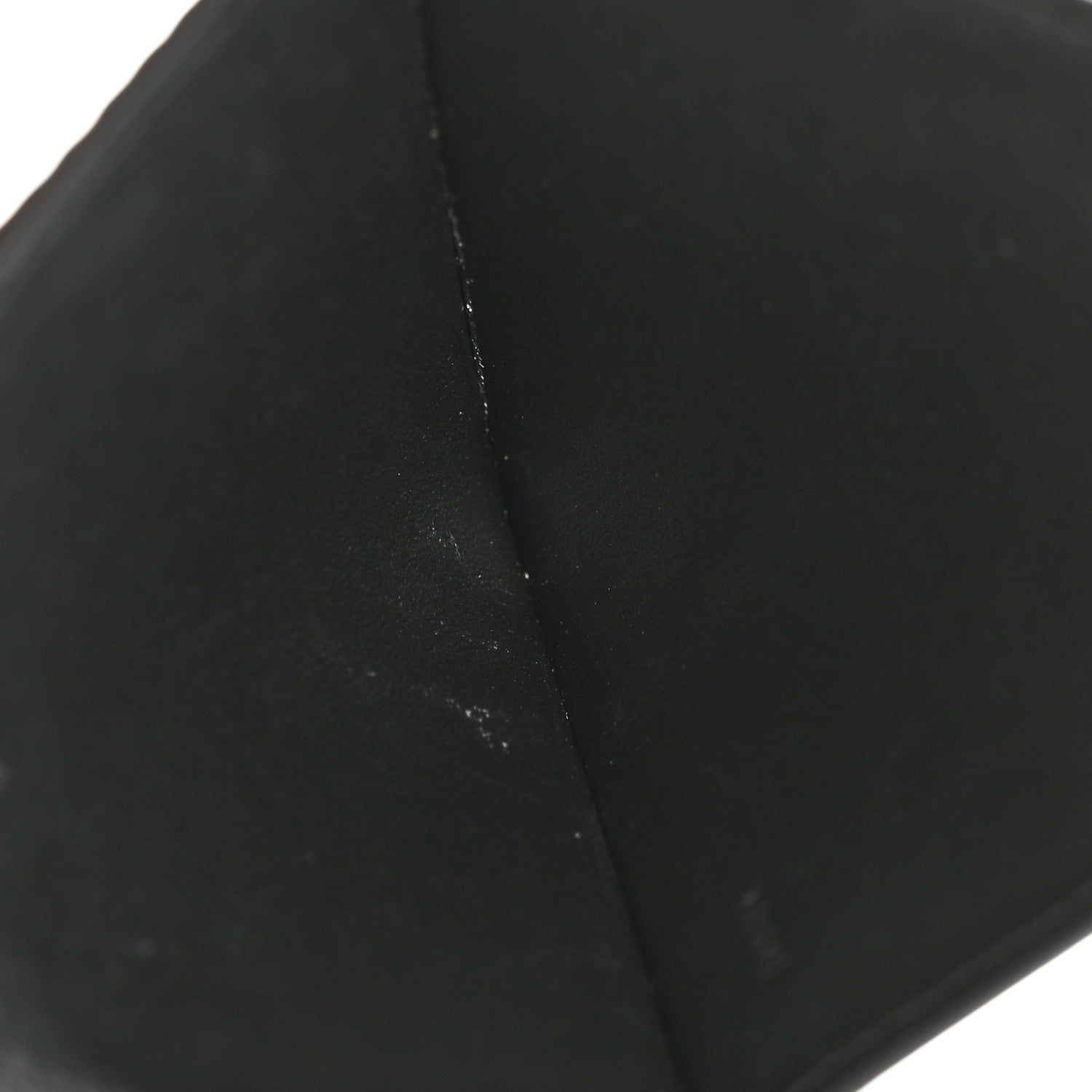 Loewe Textured Calfskin Plain Cardholder Black 5 of 9