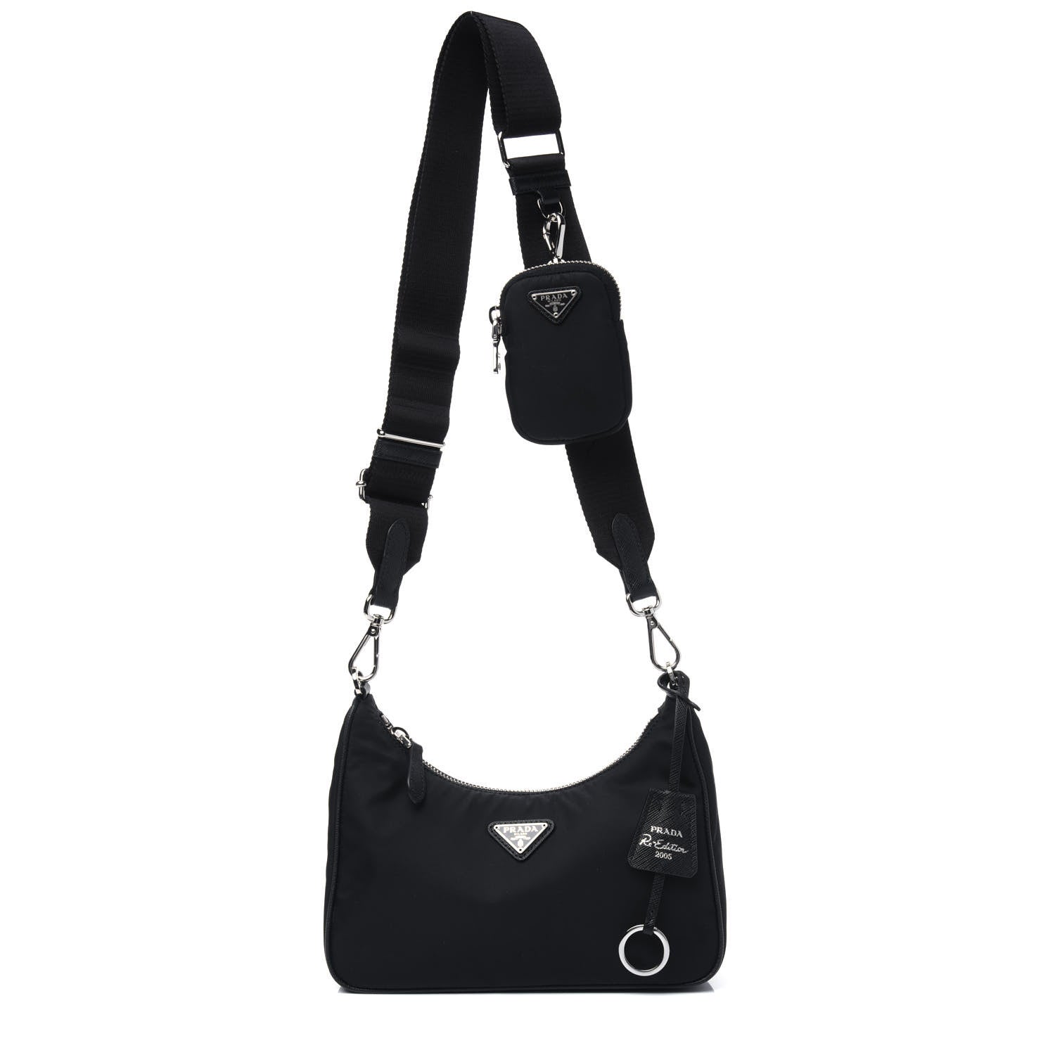 Prada Nylon Re-Edition 2005 Shoulder Bag Black 1 of 14