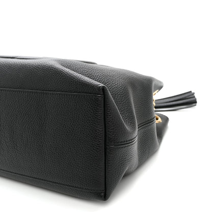 Gucci Pebbled Calfskin Medium Soho Chain Shoulder Bag Black 10 of 10