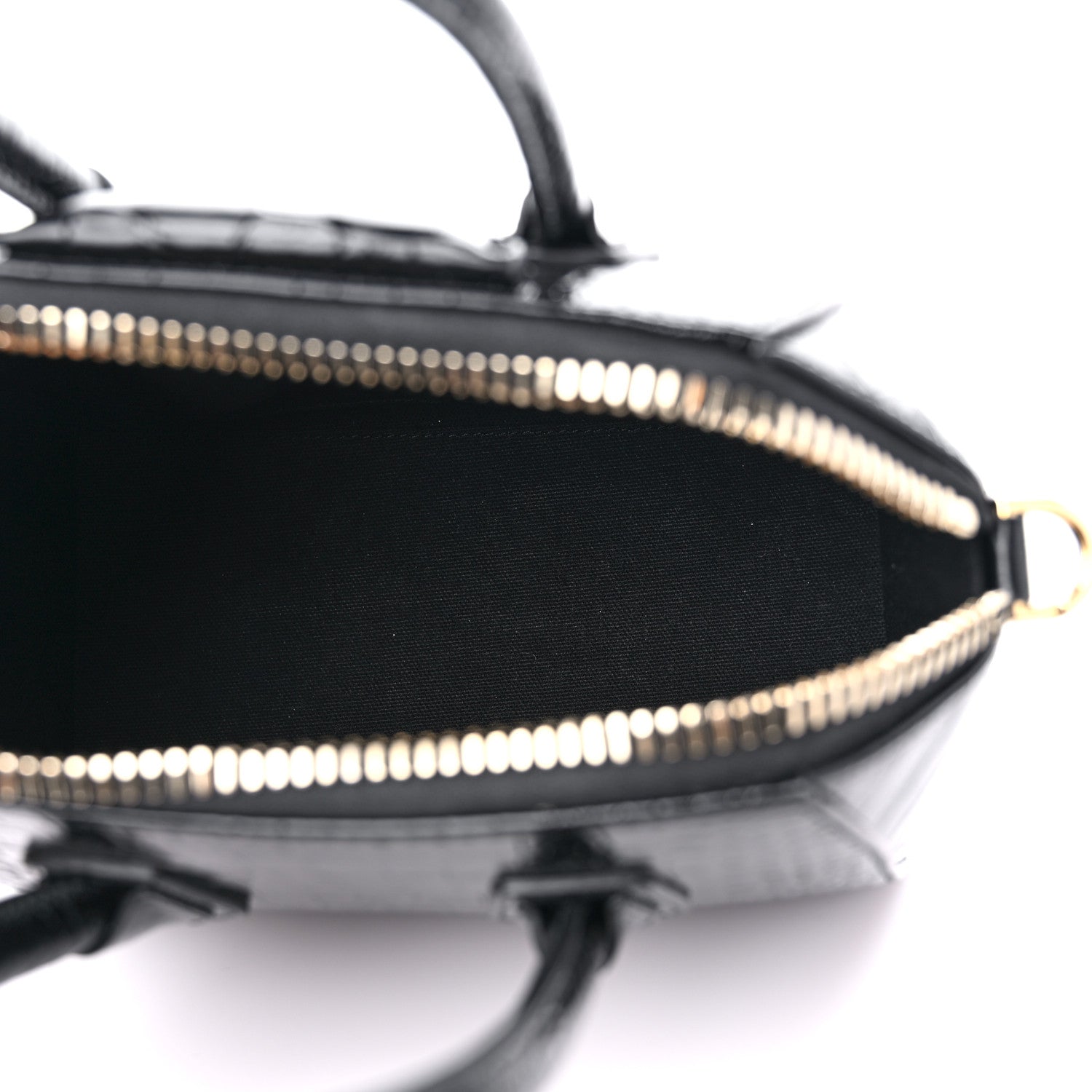 Givenchy Calfskin Crocodile Embossed Mini Antigona Black 5 of 8