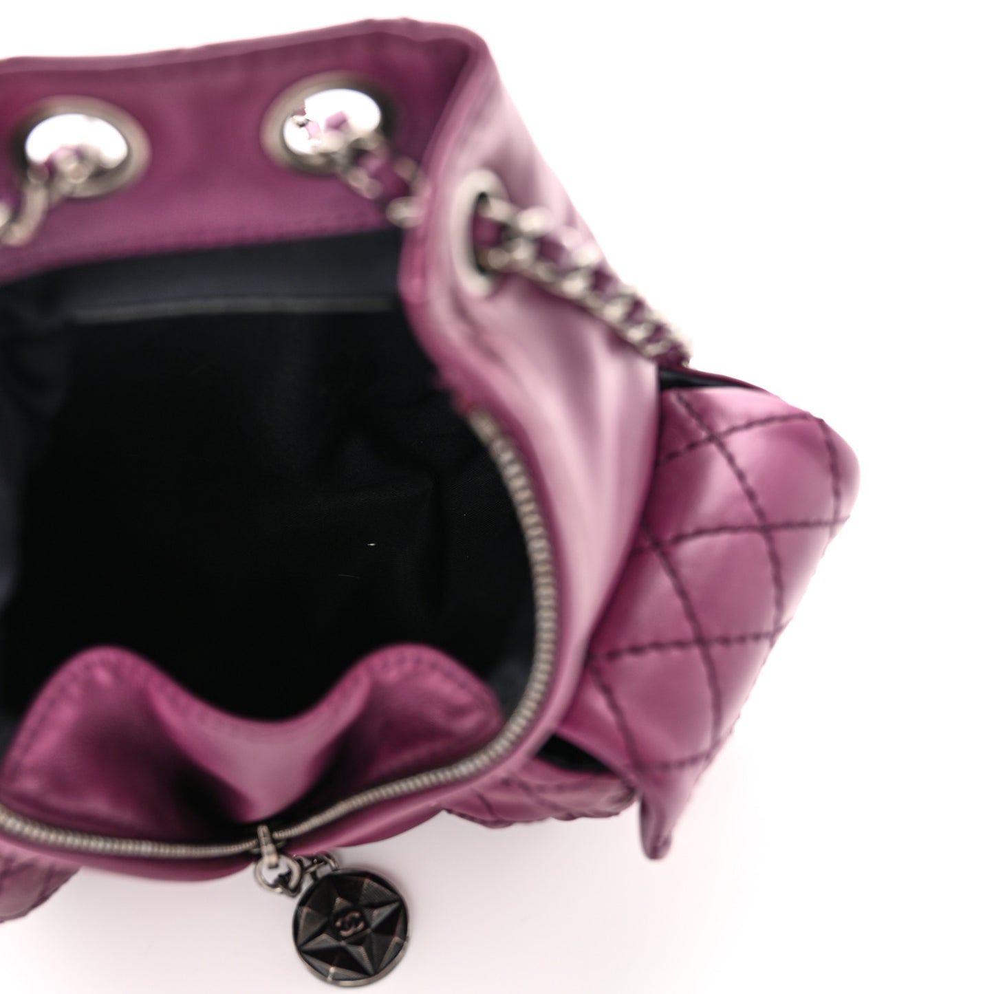 Calfskin Mini Backpack Is Back Plum