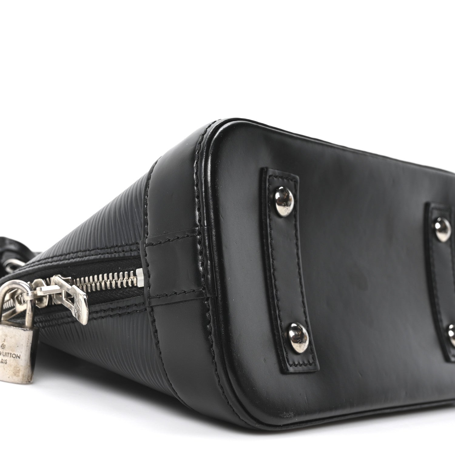 Louis Vuitton Epi Alma BB Black Black 8 of 9