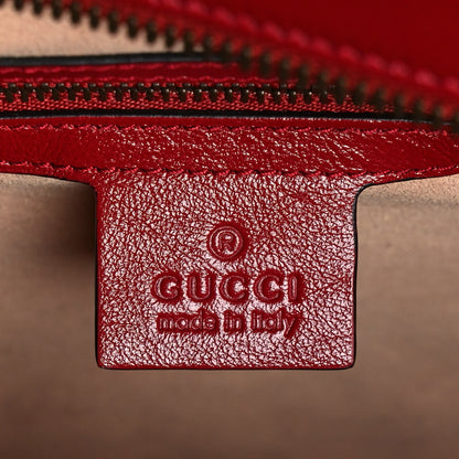 Gucci Azalea Calfskin Matelasse Medium GG Marmont Slim Tote Romantic Cerise 8 of 9