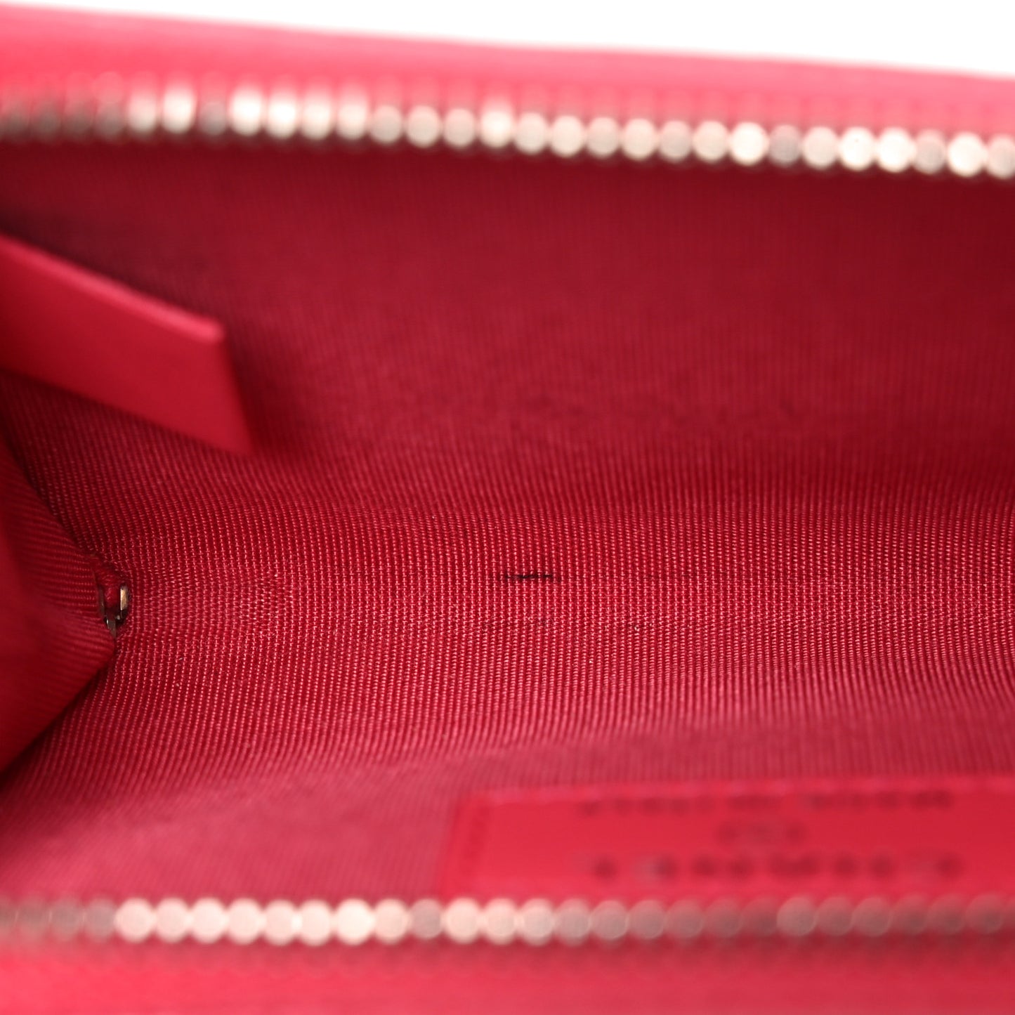 Caviar Camellia Embossed Key Holder Case Pink