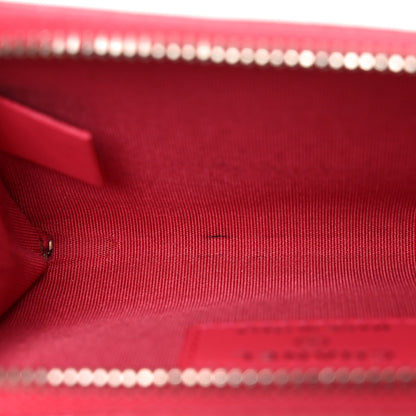Chanel Caviar Camellia Embossed Key Holder Case Pink 10 of 10
