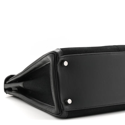 Hermes Box Toile Lakis Kelly 32 Black 17 of 19
