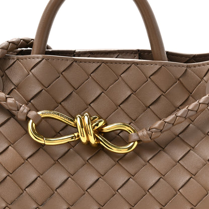 Bottega Veneta Nappa Intrecciato Small Andiamo Shoulder Bag Pinecone 7 of 13