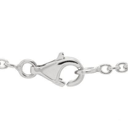 Cartier 18K White Gold Interlocking LOVE Necklace 3 of 4