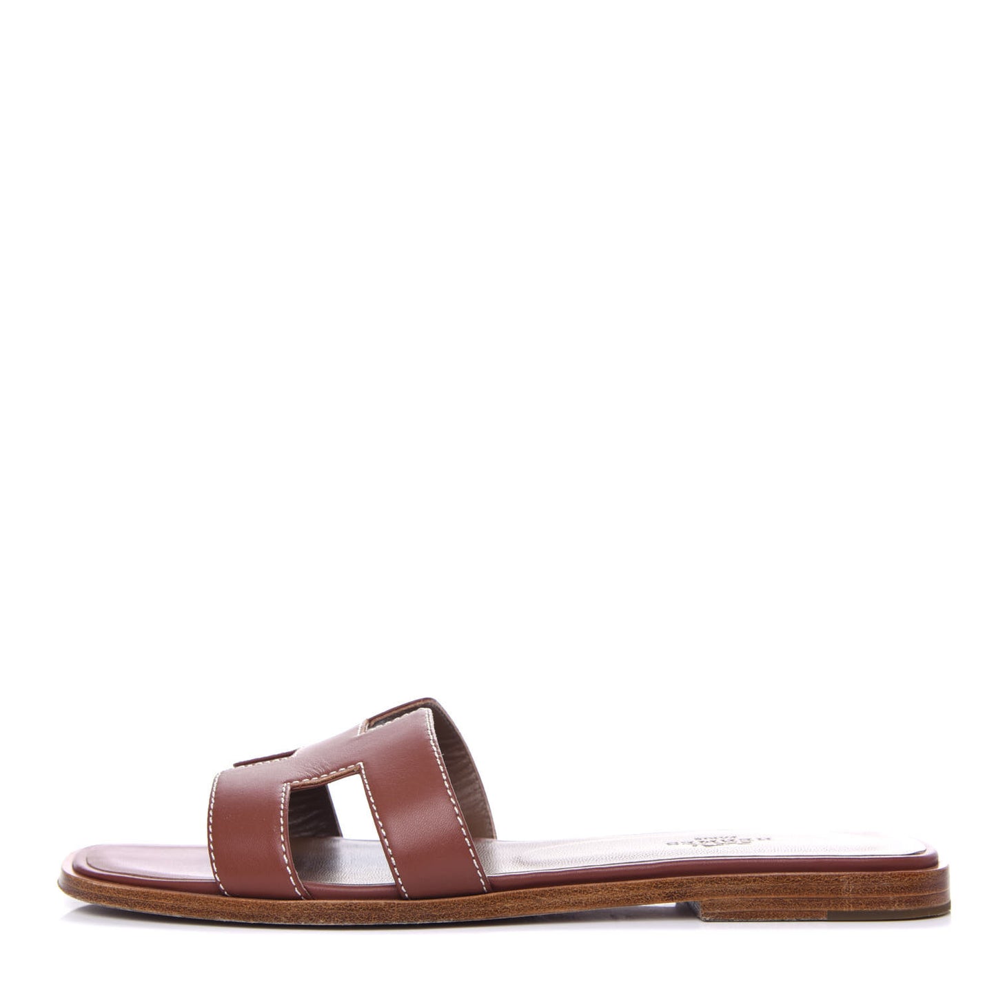 Box Calfskin Oran Sandals 39 Gold