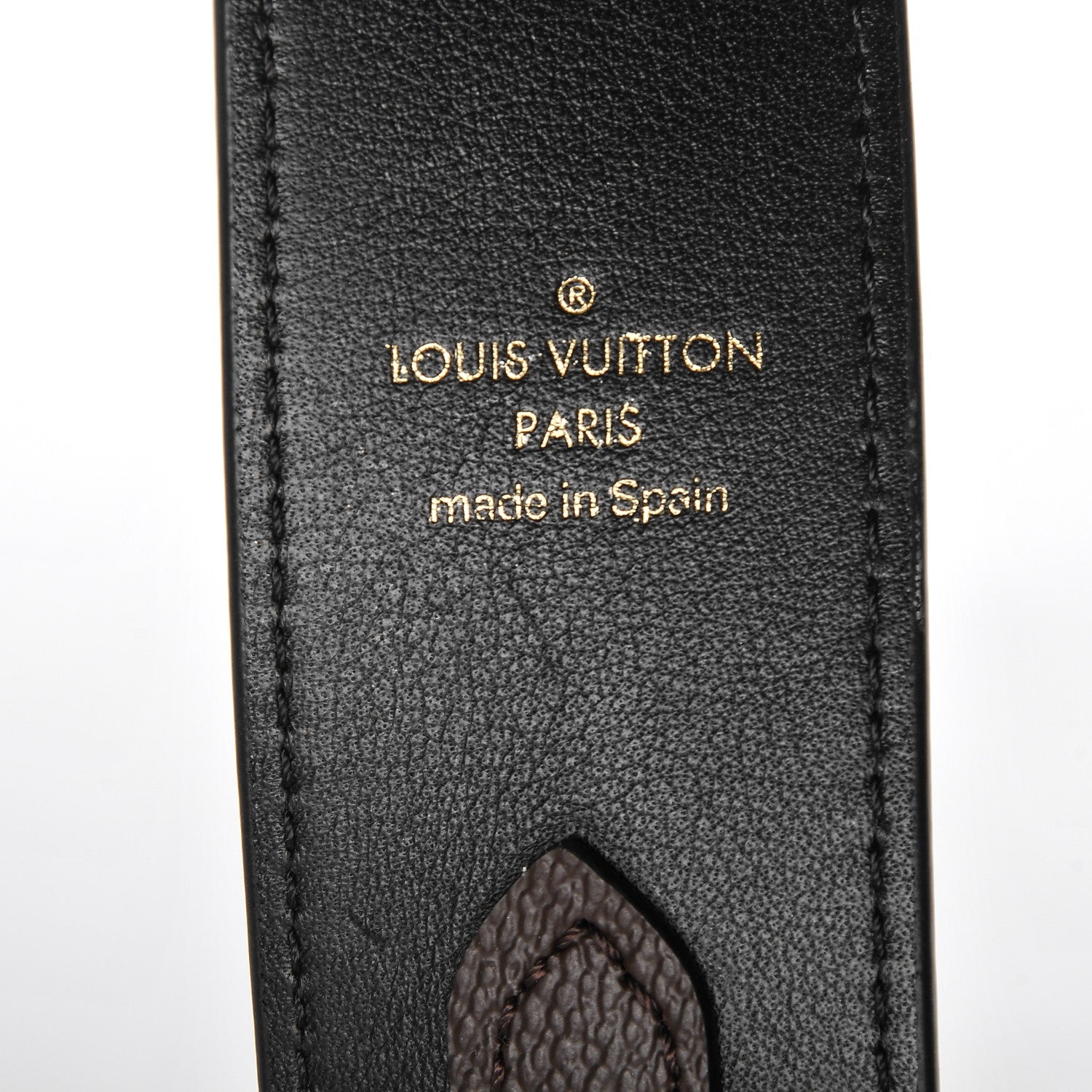 Louis Vuitton Monogram Bandouliere Shoulder Strap Black 3 of 7