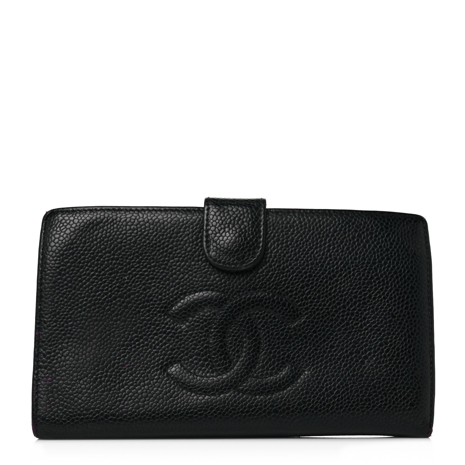 Chanel Caviar Timeless CC French Wallet Black 1 of 8
