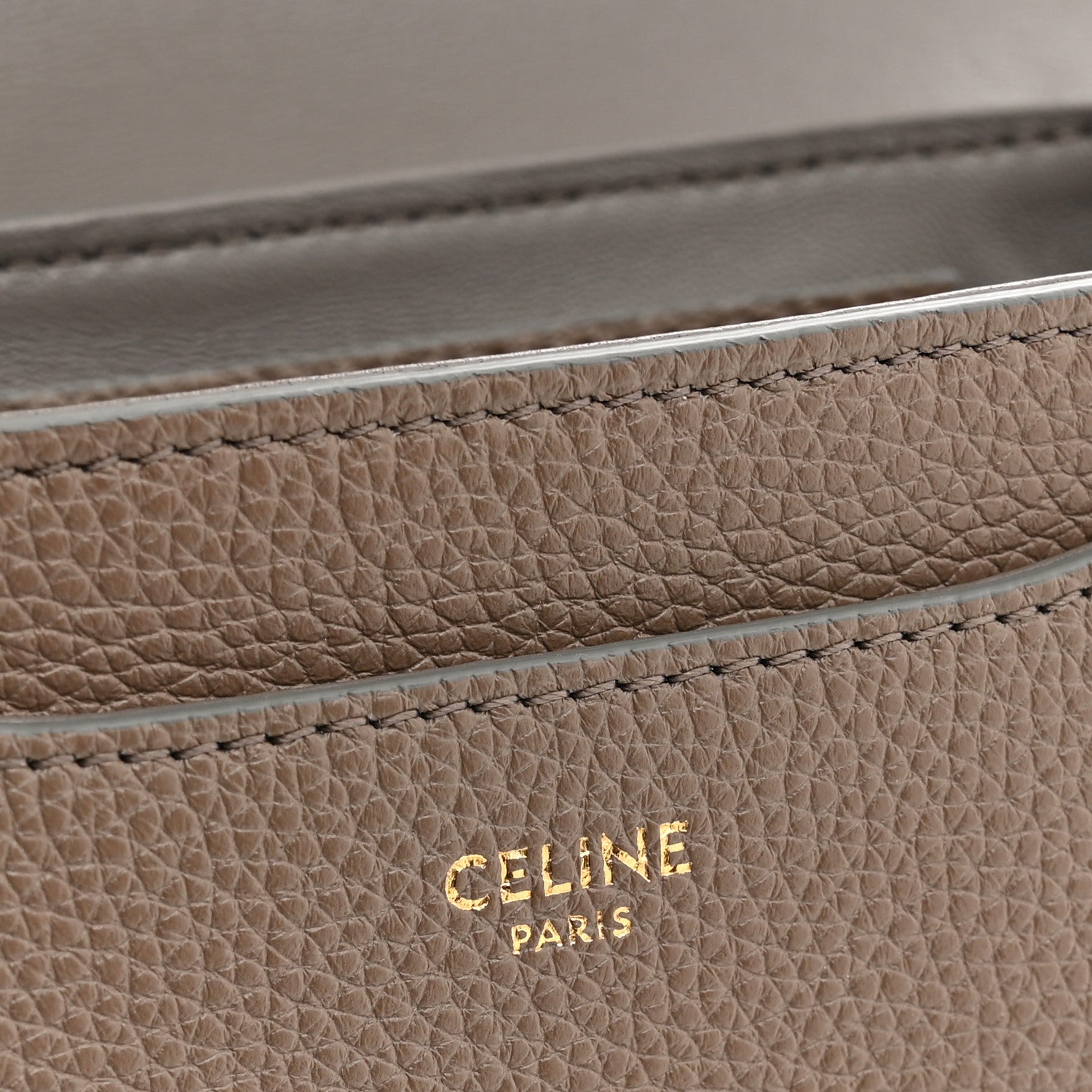 Celine Grained Calfskin Besace Small 16 Taupe 6 of 9