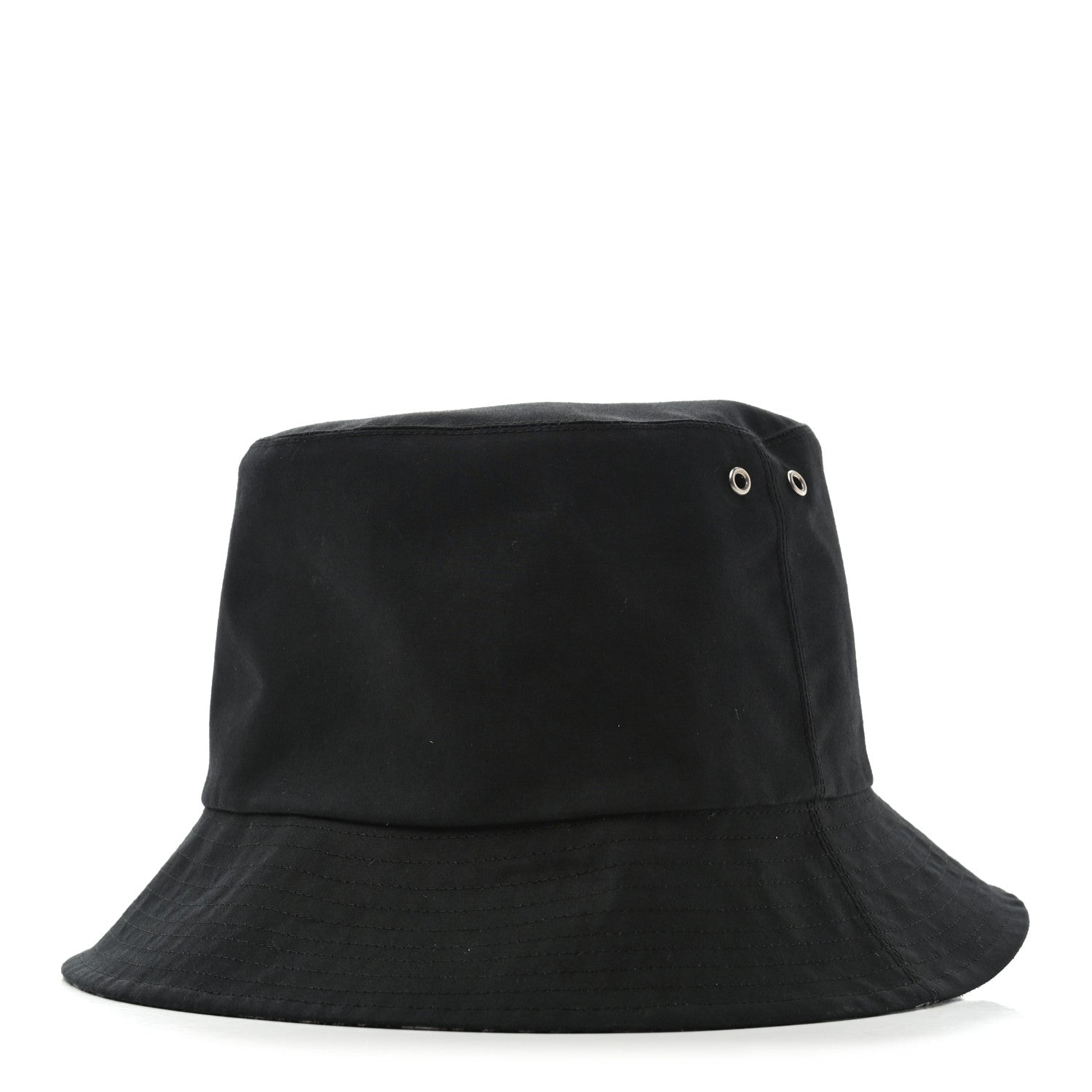 Christian Dior Polyester Cotton Oblique Teddy-D Brim Bucket Hat 57 Black 1 of 23