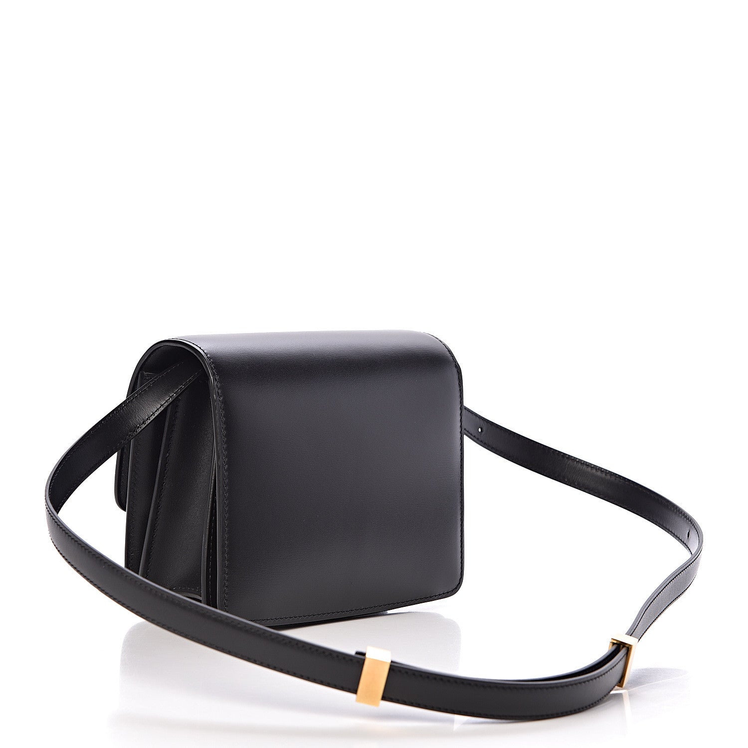 Celine Box Calfskin Small Classic Box Flap Bag Black 3 of 12