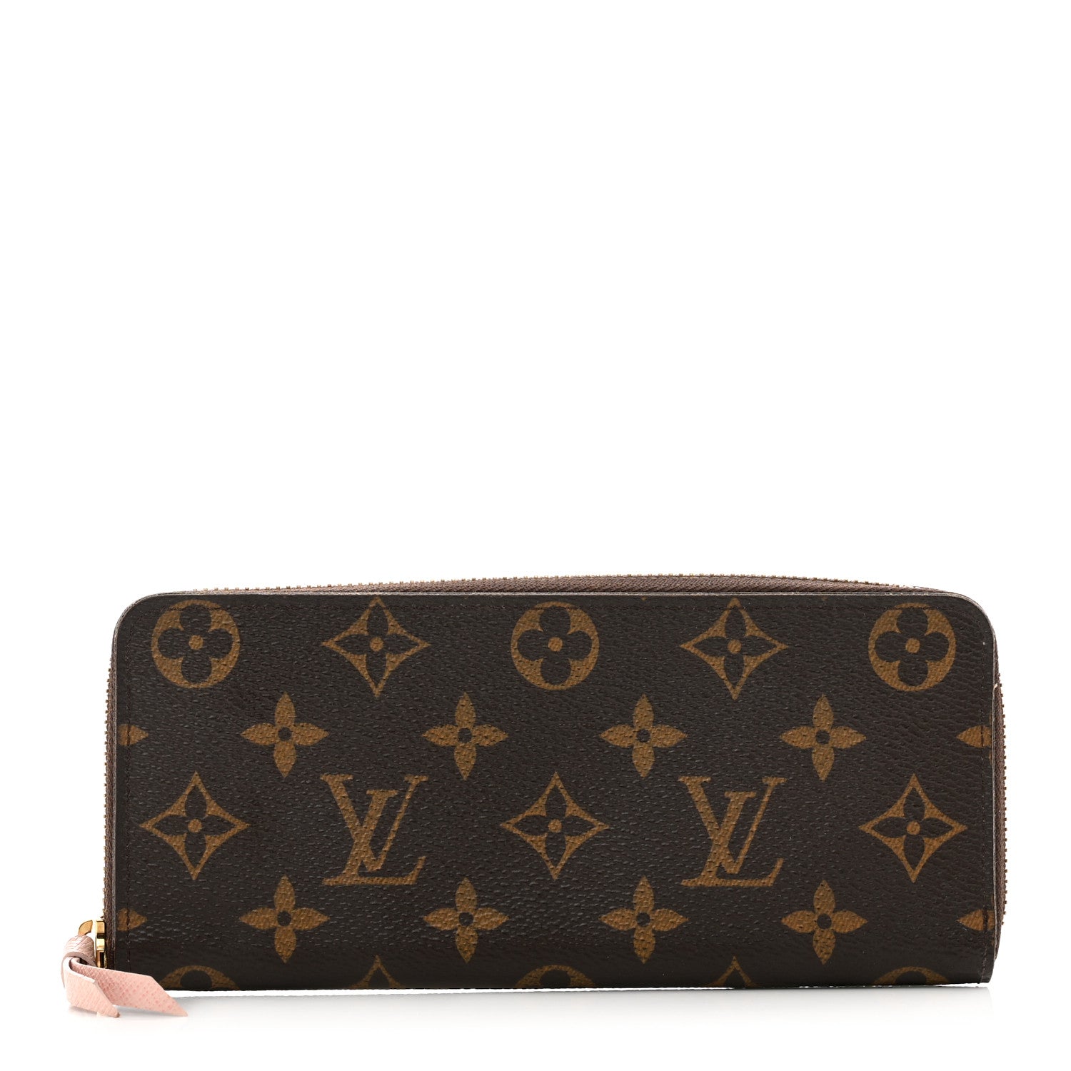 Louis Vuitton Monogram Clemence Wallet Rose Ballerine 1 of 8