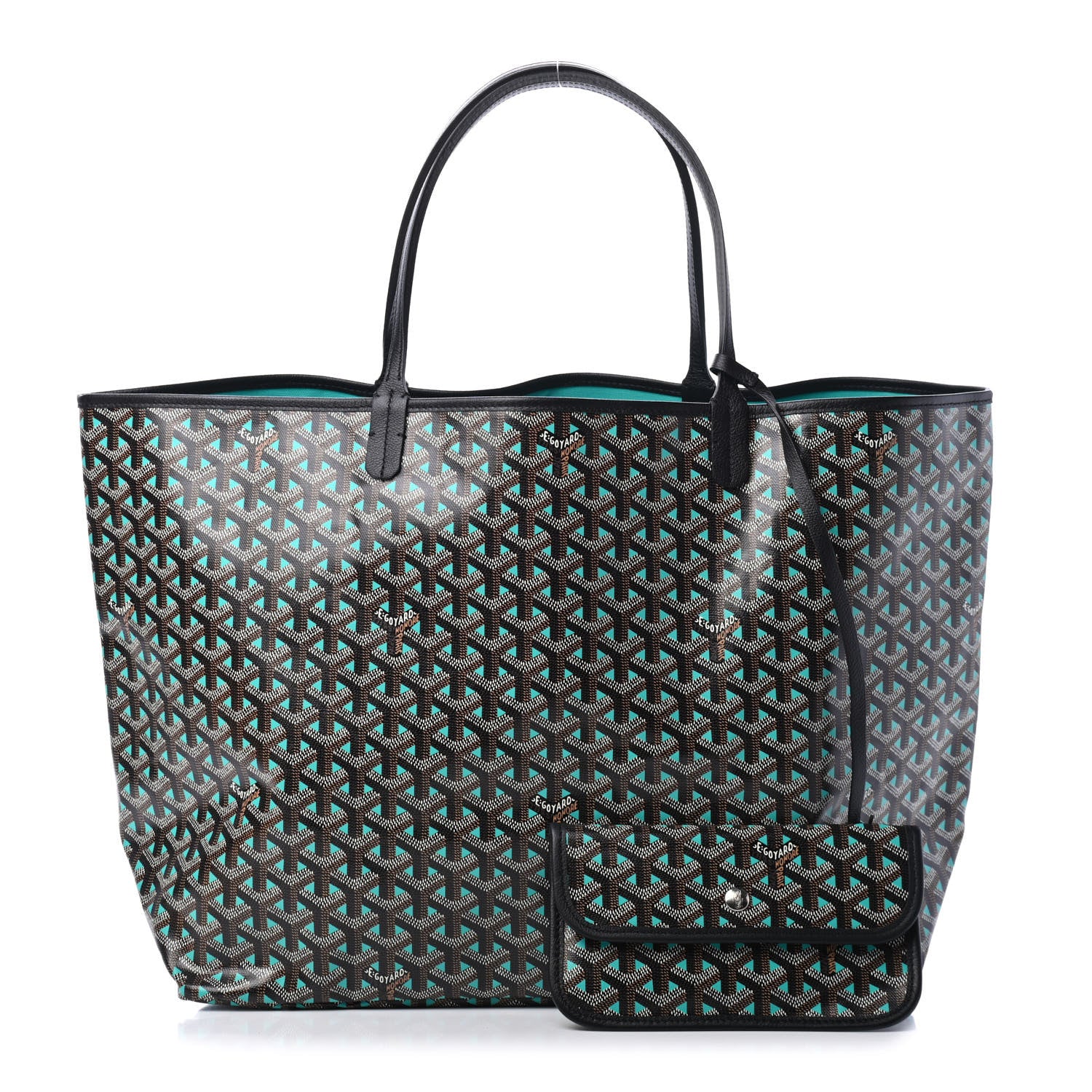 Goyard Goyardine Saint Louis Claire Voie GM Black Opaline 1 of 4