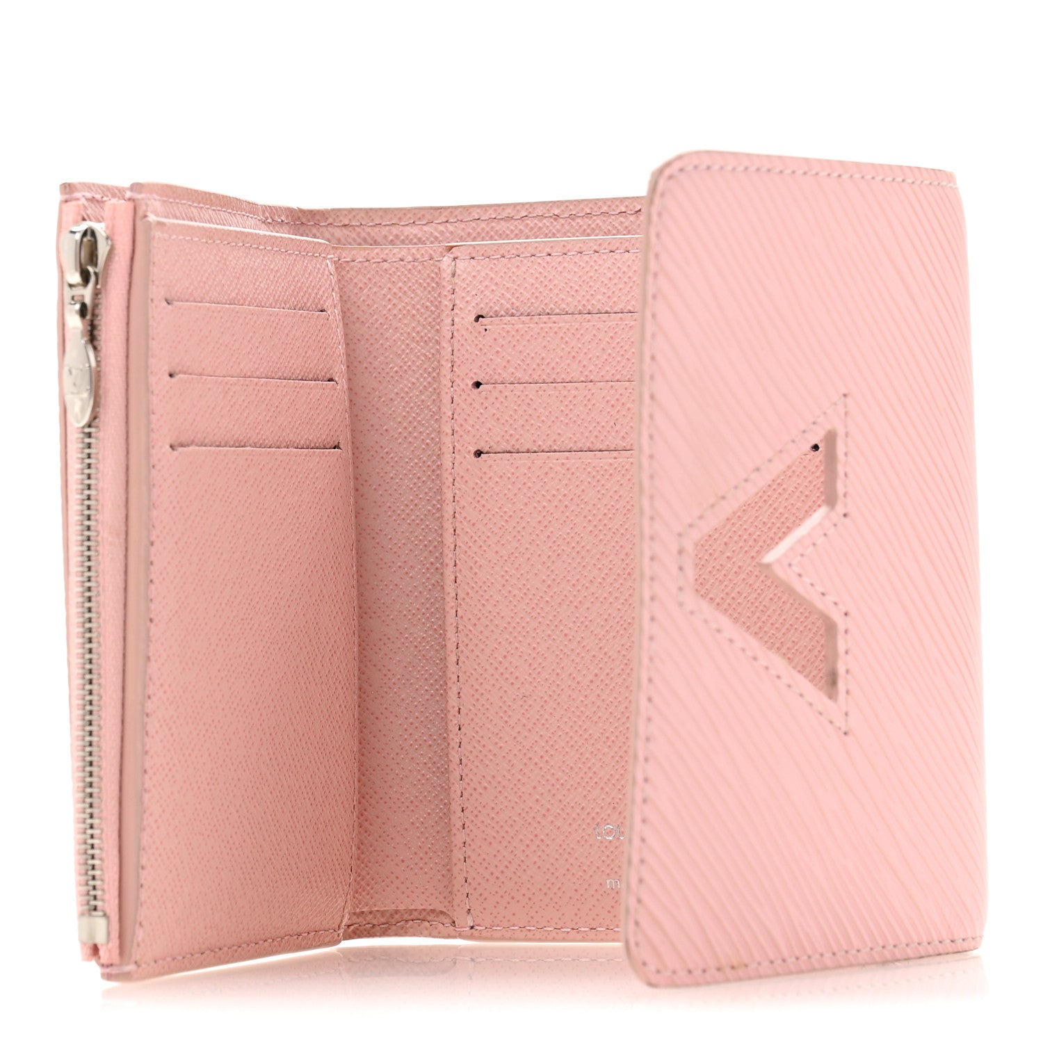 Louis Vuitton Epi Twist Compact Wallet Rose Ballerine 5 of 12