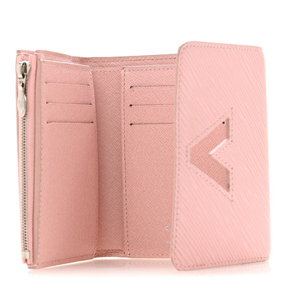 Louis Vuitton Epi Twist Compact Wallet Rose Ballerine 5 of 12