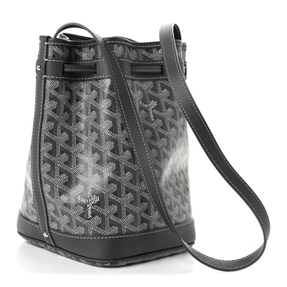 Goyard Goyardine Petit Flot Bucket Bag PM Grey 3 of 9
