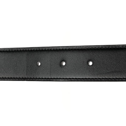 Hermes Box Togo 32mm Au Carre H Belt 90 36 Black Etain 6 of 8
