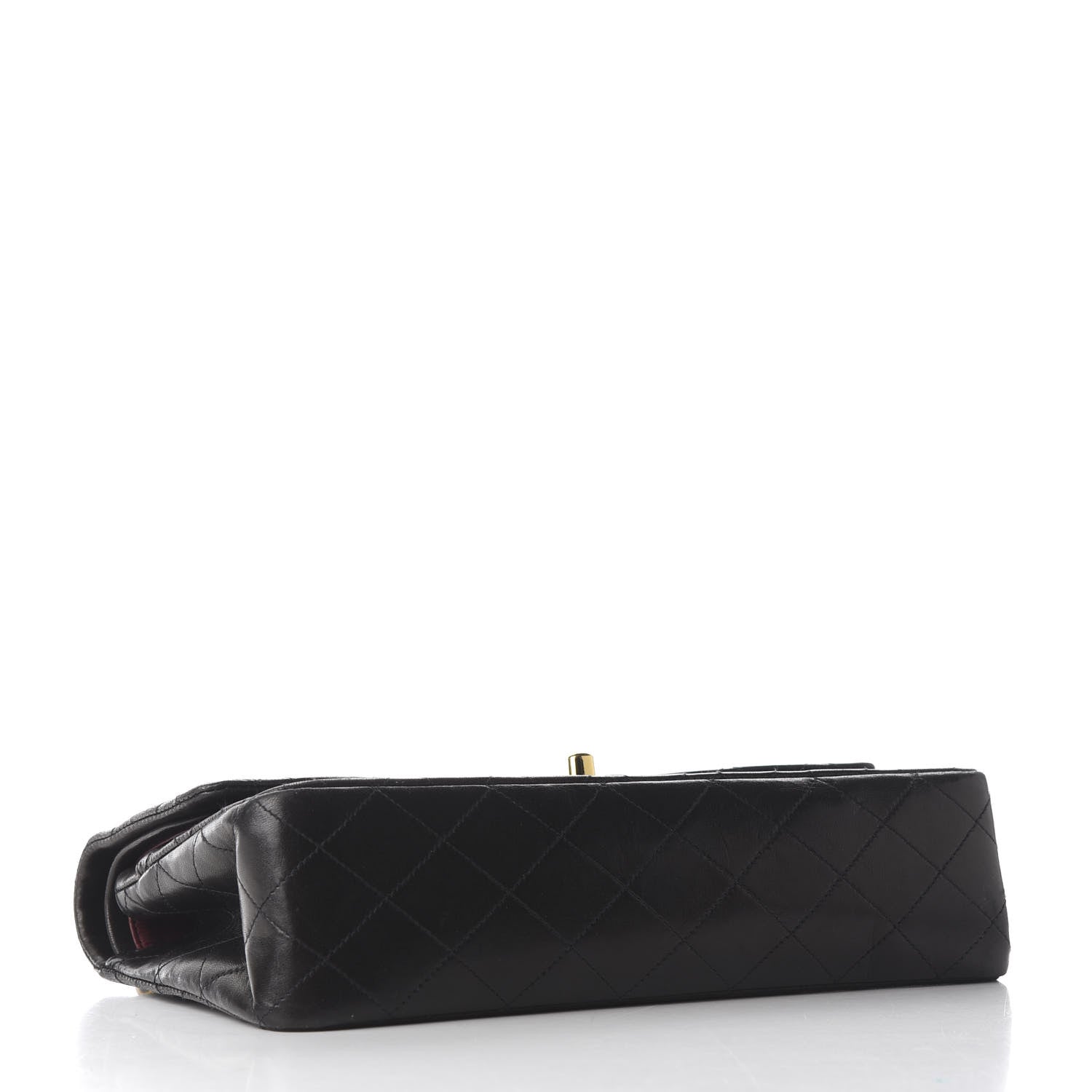 Chanel Lambskin Quilted Medium Double Flap Black 3 of 9