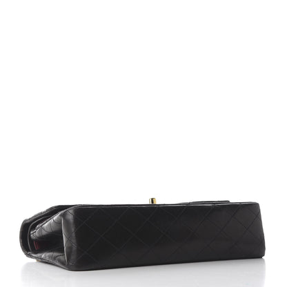 Chanel Lambskin Quilted Medium Double Flap Black 3 of 9