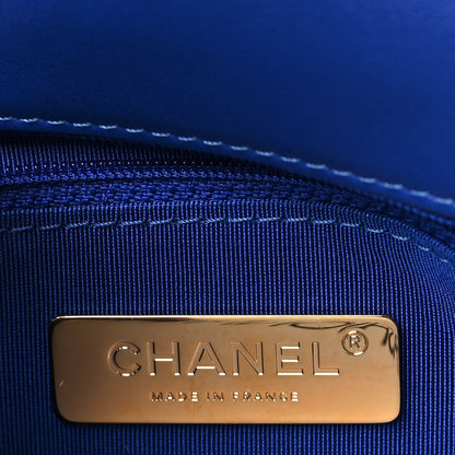 Chanel Lambskin Quilted Medium Chanel 19 Flap Blue 6 of 8