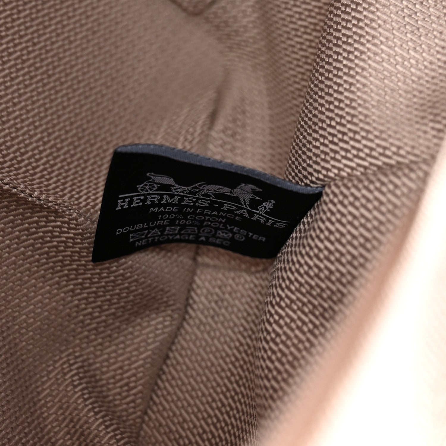 Hermes Canvas Small Bride-A-Brac Pouch Natural Orange 6 of 7