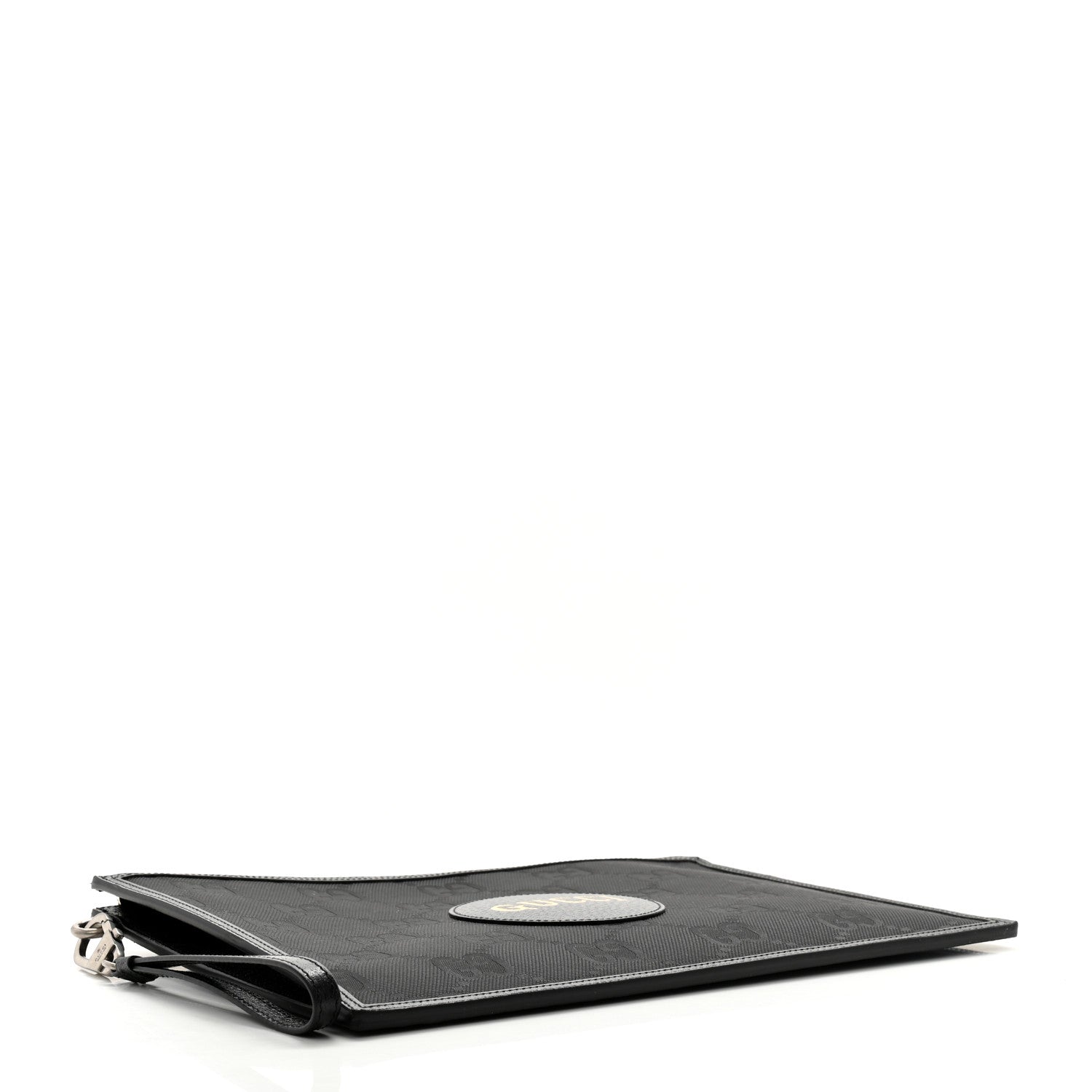 Gucci Econyl Nylon Monogram Off The Grid Zip Pouch Black 4 of 8