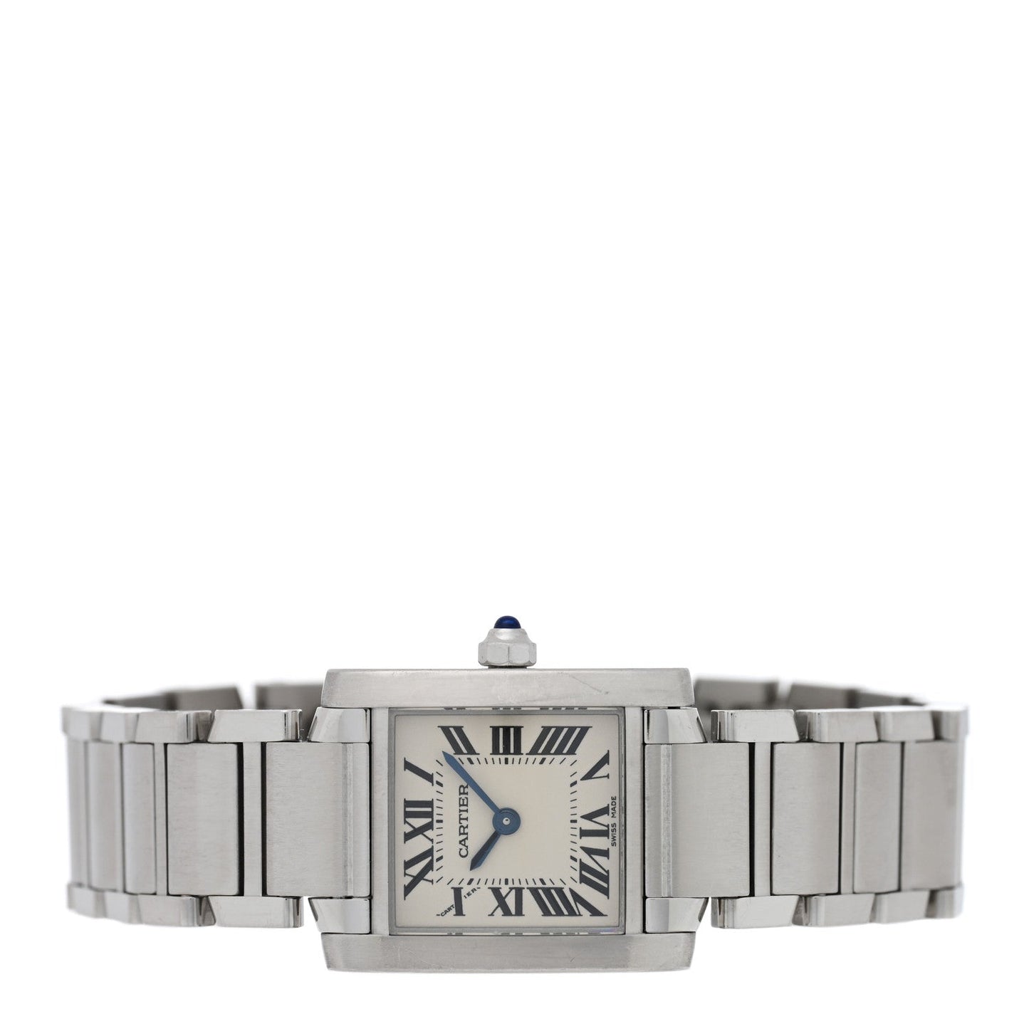 Stainless Steel 20mm Tank Francaise Quartz Watch