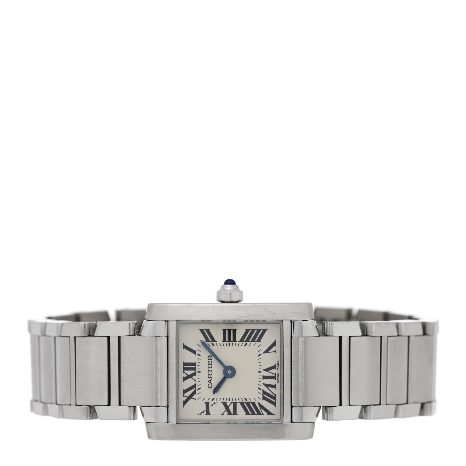 Cartier Stainless Steel 20mm Tank Francaise Quartz Watch 2 of 5