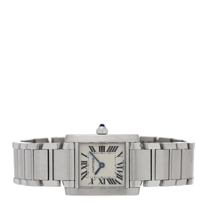 Cartier Stainless Steel 20mm Tank Francaise Quartz Watch 2 of 5