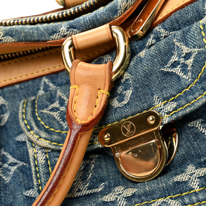 Louis Vuitton Monogram Denim Neo Speedy Blue 11 of 14