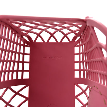 Fendi Recycled Plastic Vitello Liberty Matte Small Fendi Basket Rosa 7 of 10